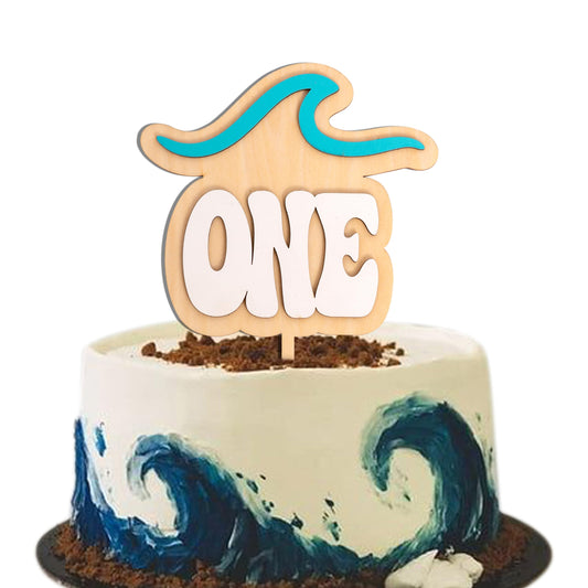 Ocean Wave Cake Topper for 1st Birthday