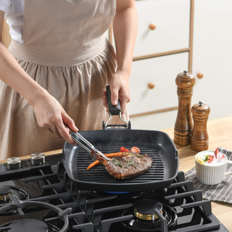 Grill Pan with Folding Handle
