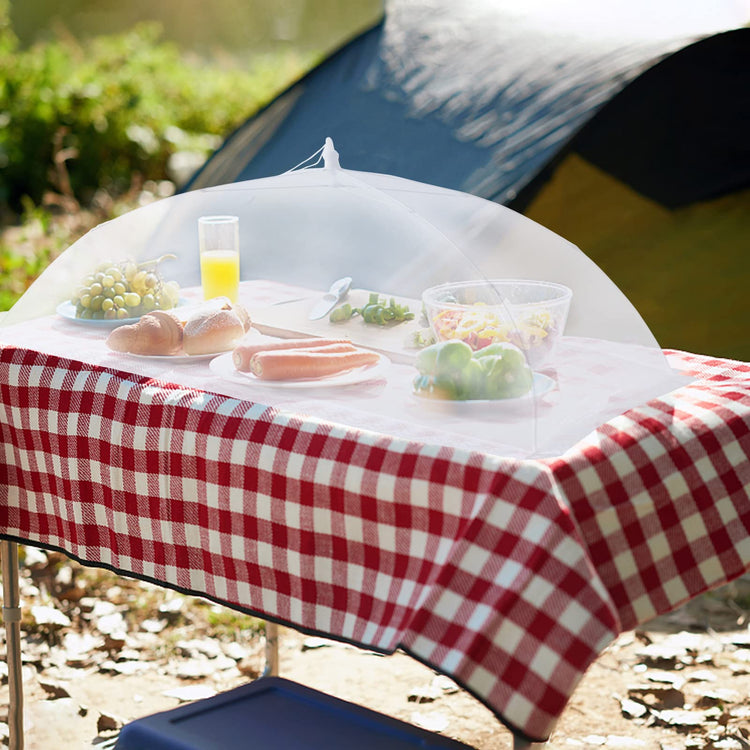 5 Pack Food Tents Food Covers for Outdoors Mesh Screen Include 1 Extra Large