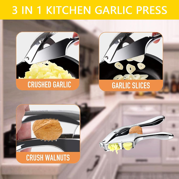 Garlic Press and Slicer 2 in 1