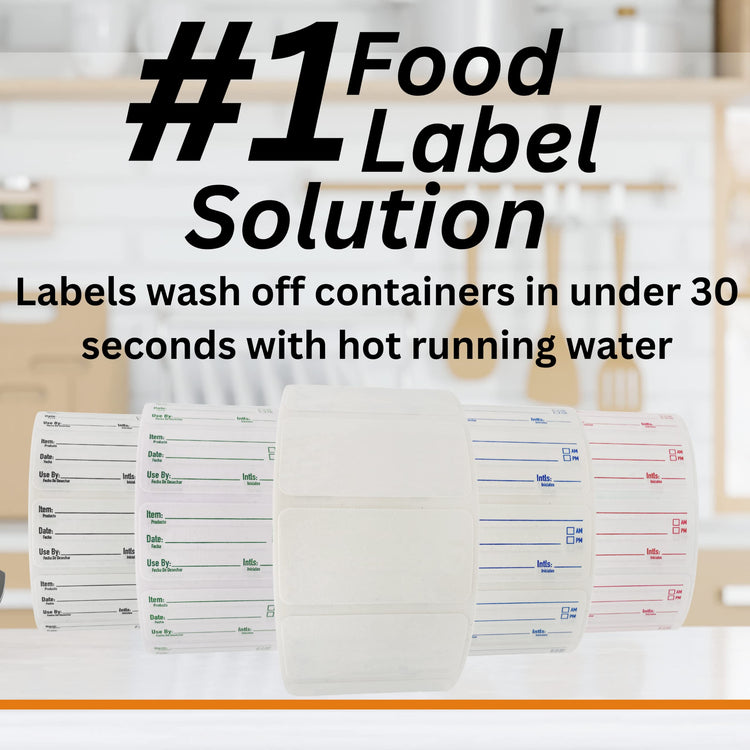 2x1 Dissolvable Food Labels