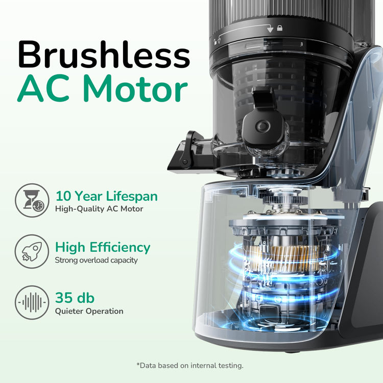 3-in-1 Cold Press Juicer C16, Makes Juice & Sorbet & Nut Milk