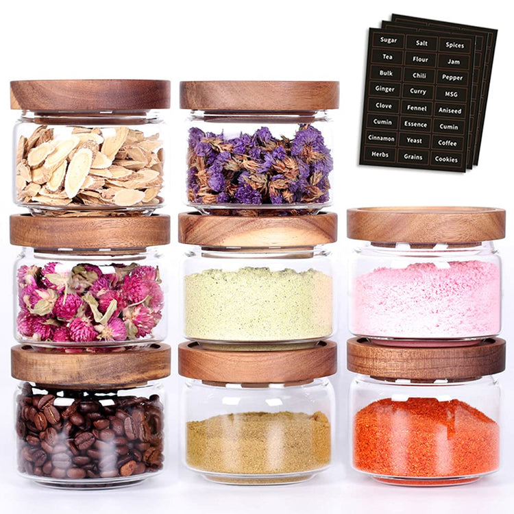 8 Pcs Spice Containers