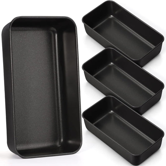 4 Pack Nonstick Loaf Bread Pan for Baking (6.69 Count)