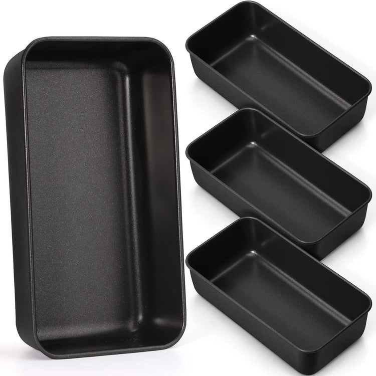 4 Pack Nonstick Loaf Bread Pan for Baking (6.69 Count)