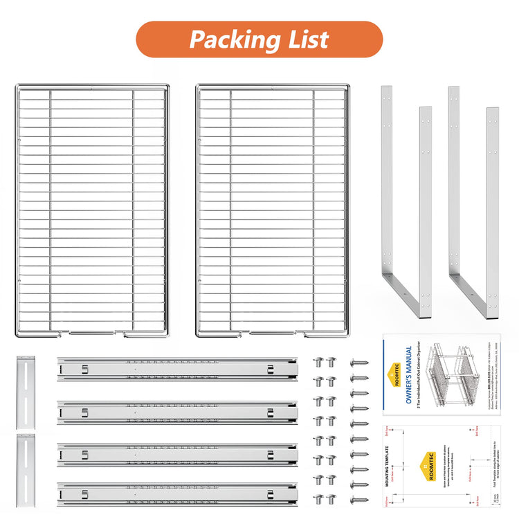 Individual Pull Out Cabinet Organizer