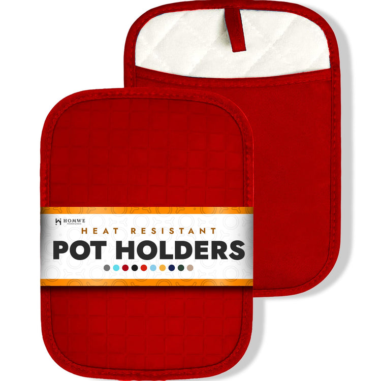 Silicone Kitchen Pot Holders with Pockets (2 Count)