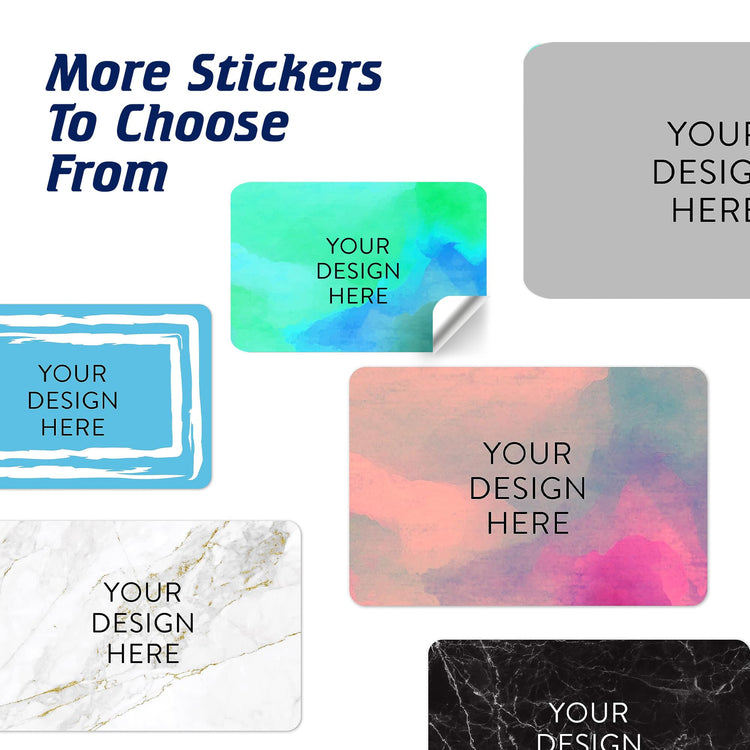 Custom Vinyl Stickers Your Image (100 Count)