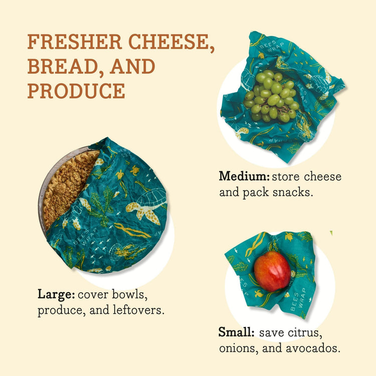 Beeswax Food Wraps (3 Count)
