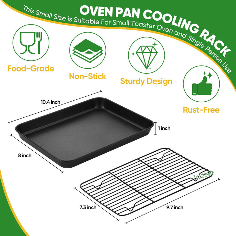 Nonstick Baking Oven Pan with Rack for Cookie