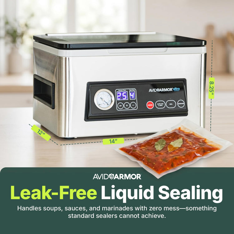 Chamber Vacuum Sealer Machine USV20 Ultra Series for Wet Foods