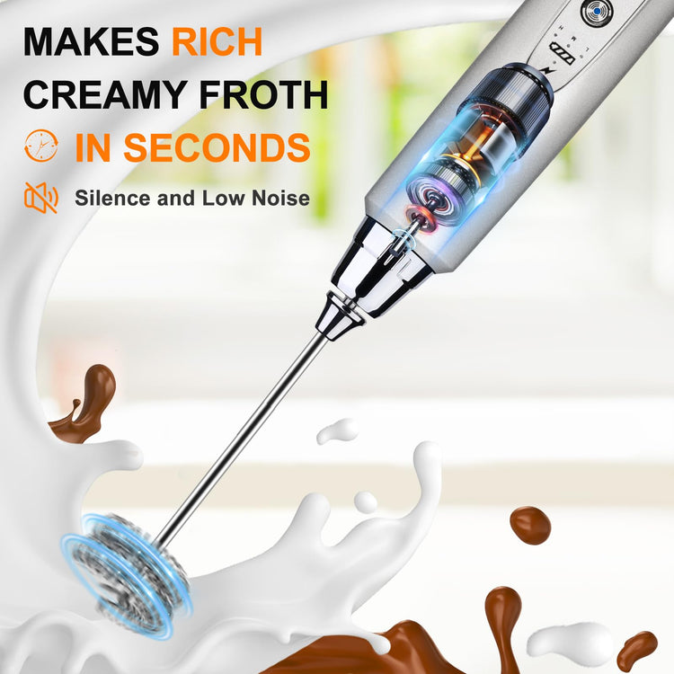 Handheld Milk Frother Wand for Coffee