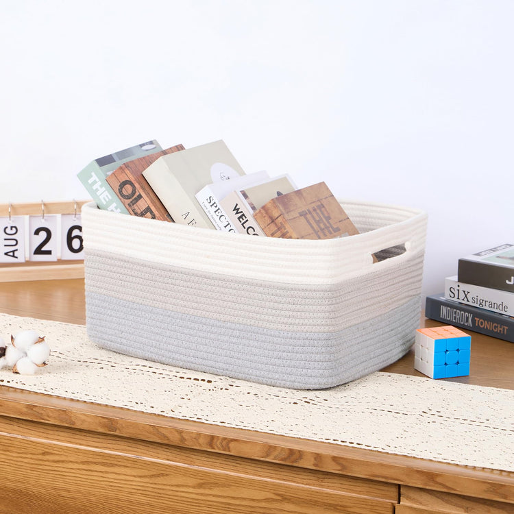 Large Storage Baskets for Organizing (4 Count)