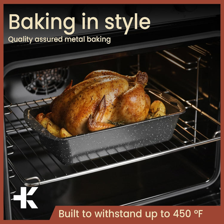Nonstick Loaf Pan Set Pack of 2 (2 Count)