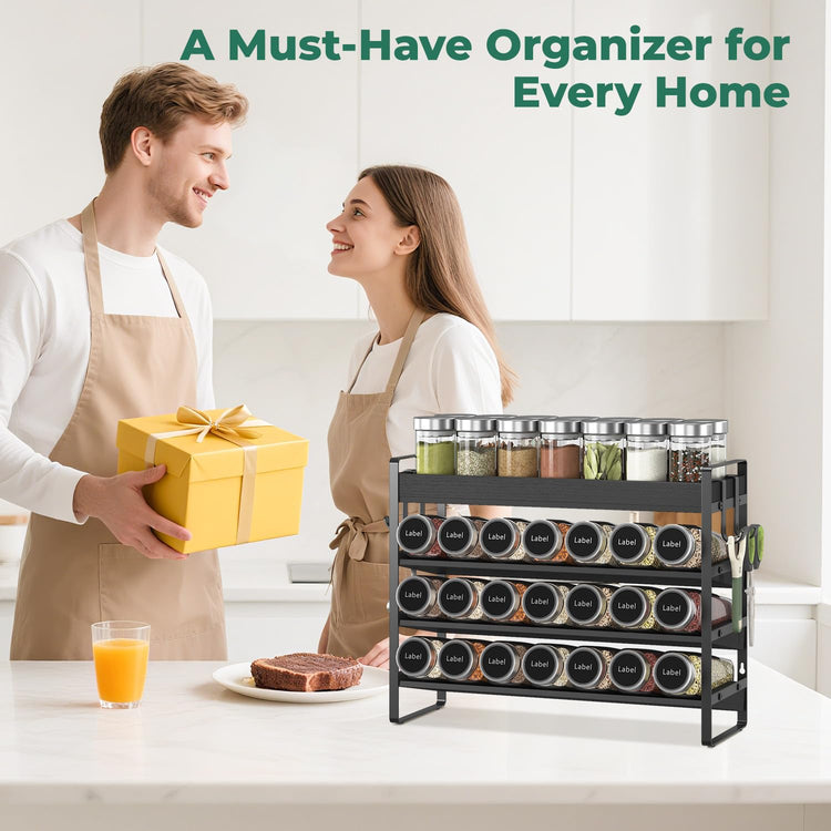 Spice Seasoning Rack Organizer Kitchen Countertop