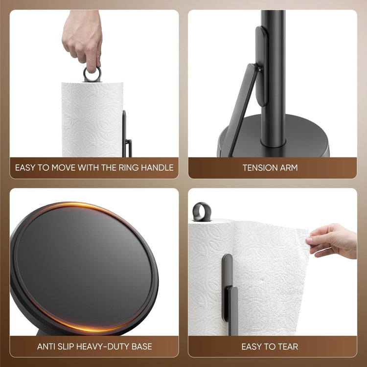 Heavy Duty Paper Towel Holder with Tension Arm
