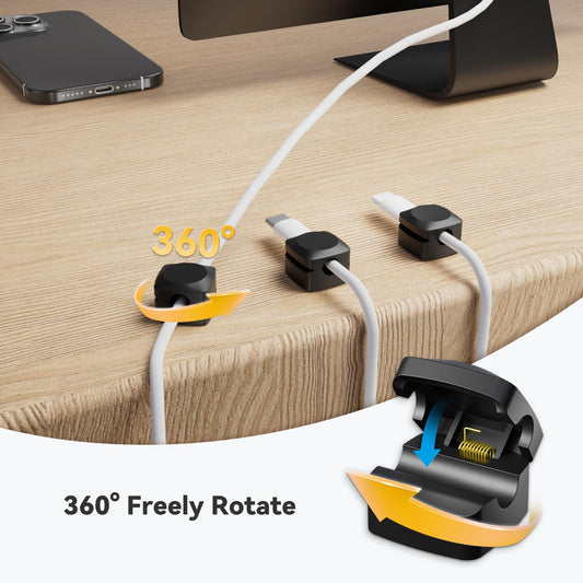 Rotatable Cord Organizer (8 Count)