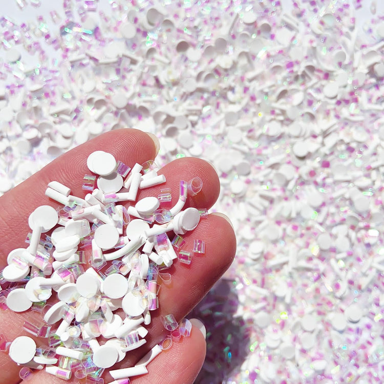 Fake Sprinkles Polymer Clay Slices for Nail Art DIY Crafts Cake Phone Case