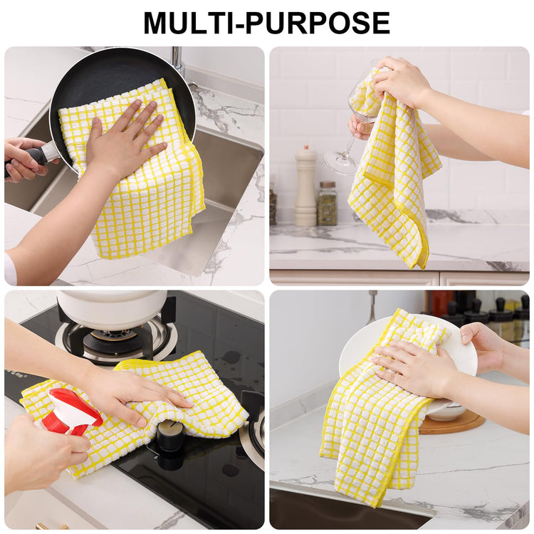 Cotton 6 Pack Terry Kitchen Towels (6 Count)