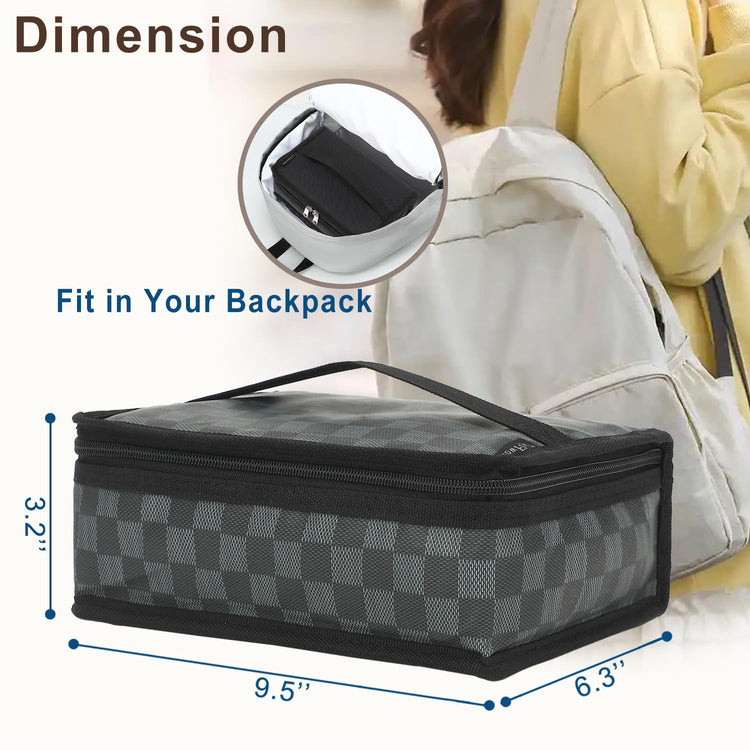 Small Insulated Lunch box Portable Soft Bag Mini Cooler Thermal Meal Tote Kit with Handle for Work