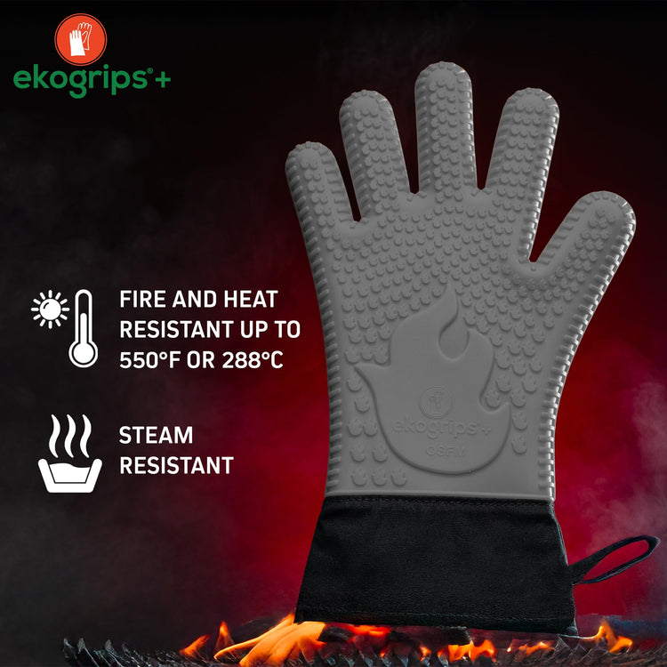 Ekogrips Plus Oven Gloves with Fingers (2 Count)