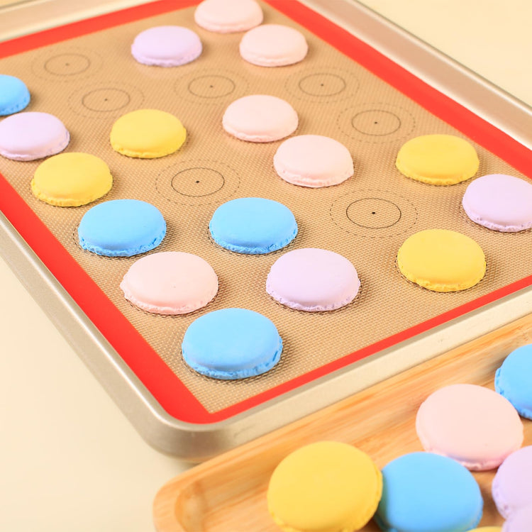 Macaron Silicone Baking Mats for Half Sheet Pan