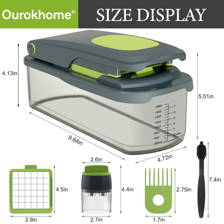 Onion Chopper Dicer with Container