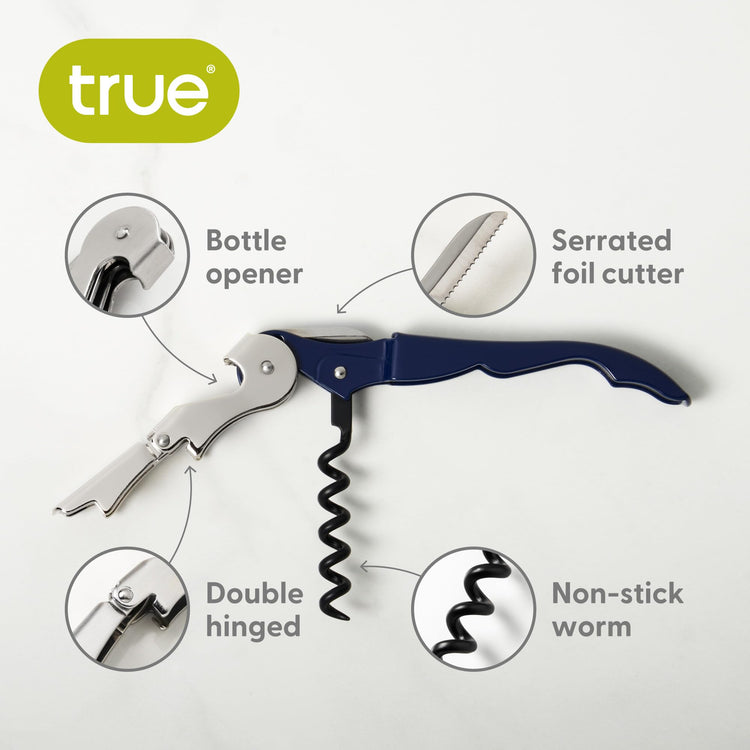 Truetap Double Hinged Waiter's Corkscrew Wine Opener