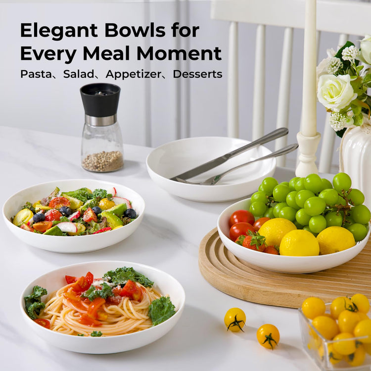 YHY Pasta Bowls Set of 4 (26.6 Count)