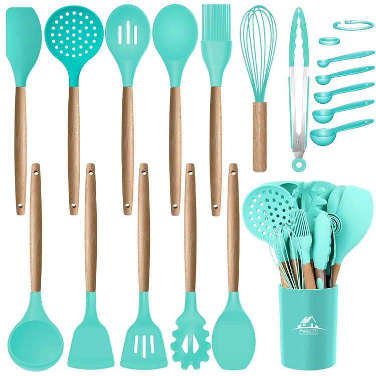 Silicone Cooking Kitchen Utensils Set