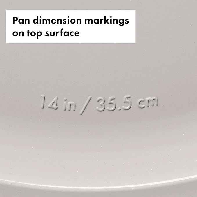OXO Good Grips Non-Stick Pro Ceramic Coated Metal Bakeware 15” Pizza Pan – Biscuit