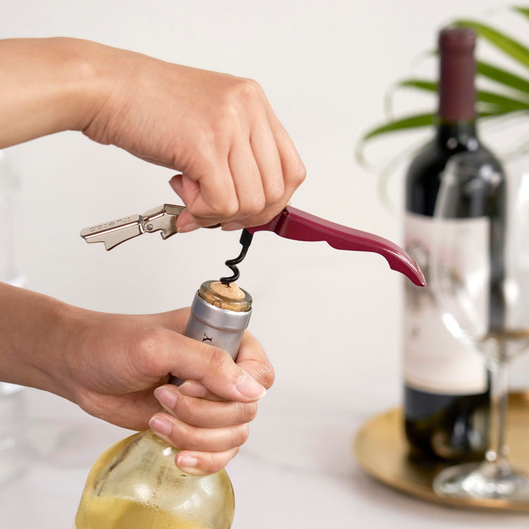 Truetap Double Hinged Waiter's Corkscrew Wine Opener