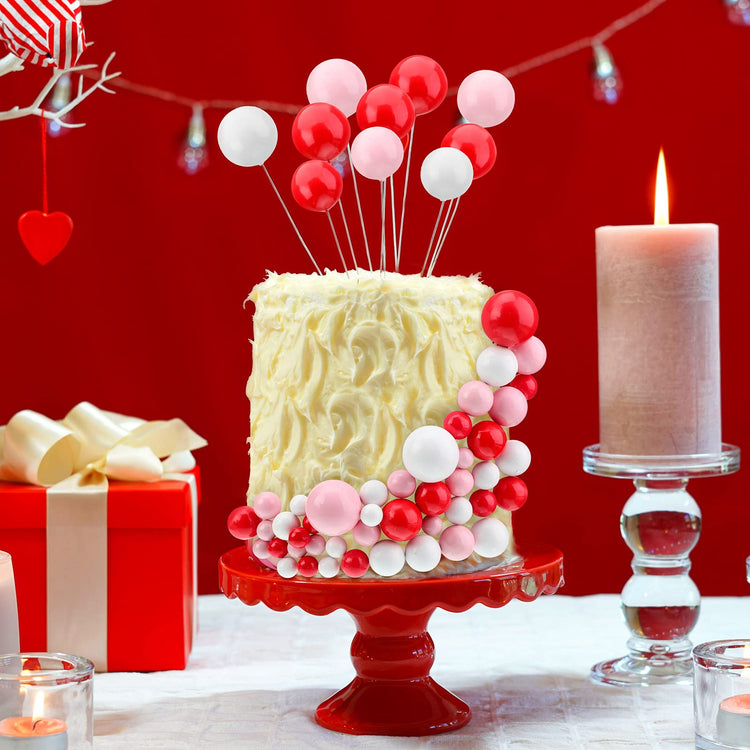 108 Pcs Balls Cake Topper