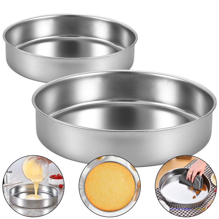 8 9.5 Inch Round Cake Pan Set (2 Count)