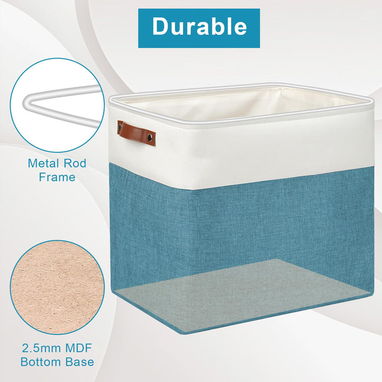Large Fabric Storage Baskets (3 Count)