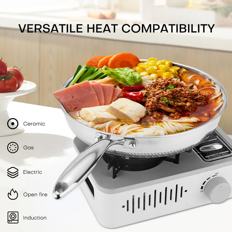 Non Stick Frying Pans Skillet with Lid