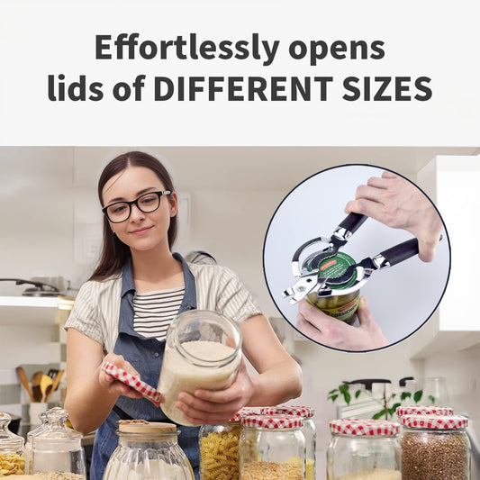 Jar Opener Adjustable Bottle Opener For Seniors with Arthritis