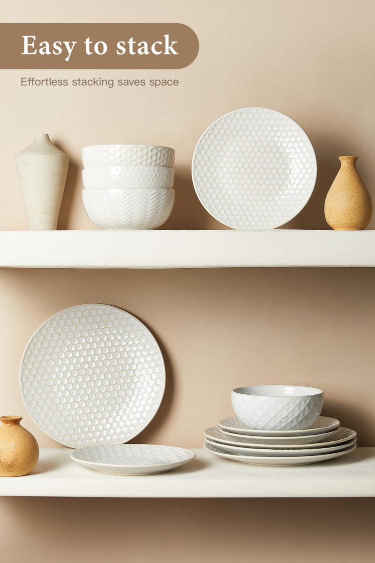 24 Piece Dinnerware Sets for 8 (24 Count)
