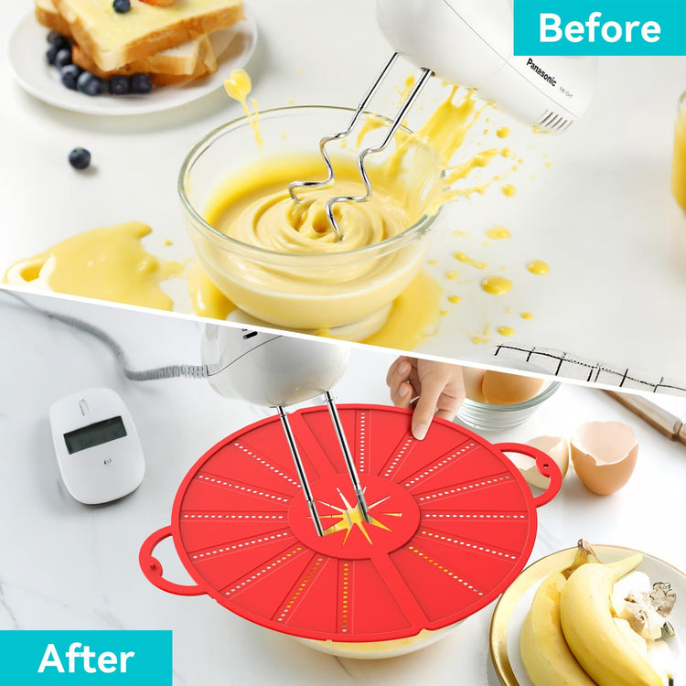 Foldable Silicone Splatter Screen for 10