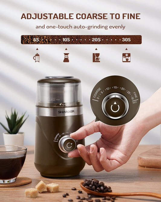 Electric Super Silent Blade Coffee Grinder