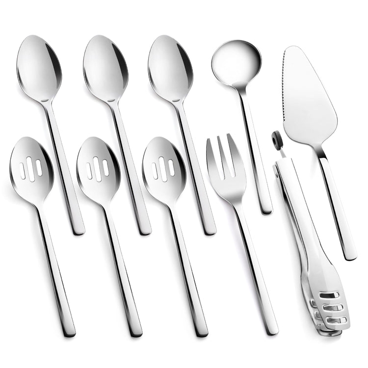 10 piece Large Hostess Serving Utensils Set