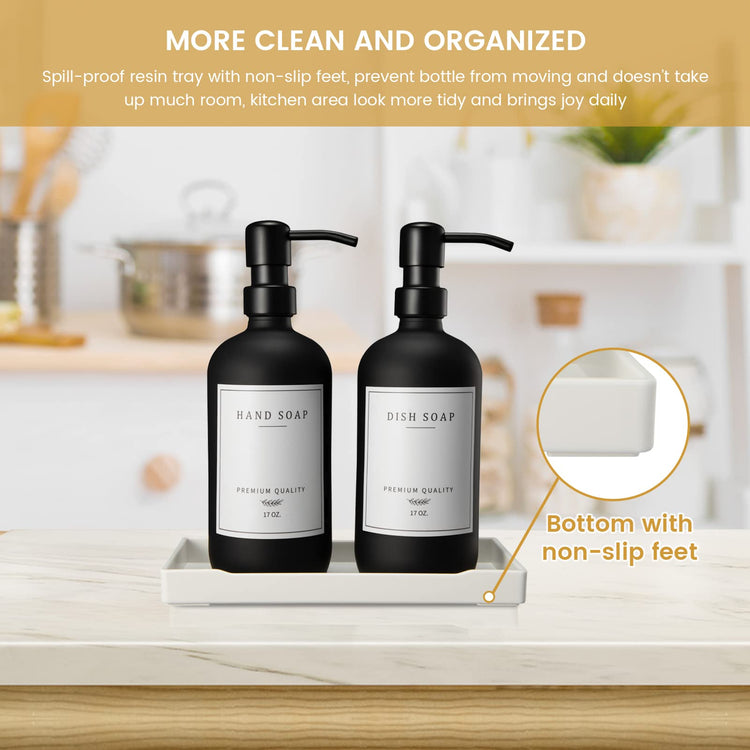 Glass Soap Dispenser for Kitchen