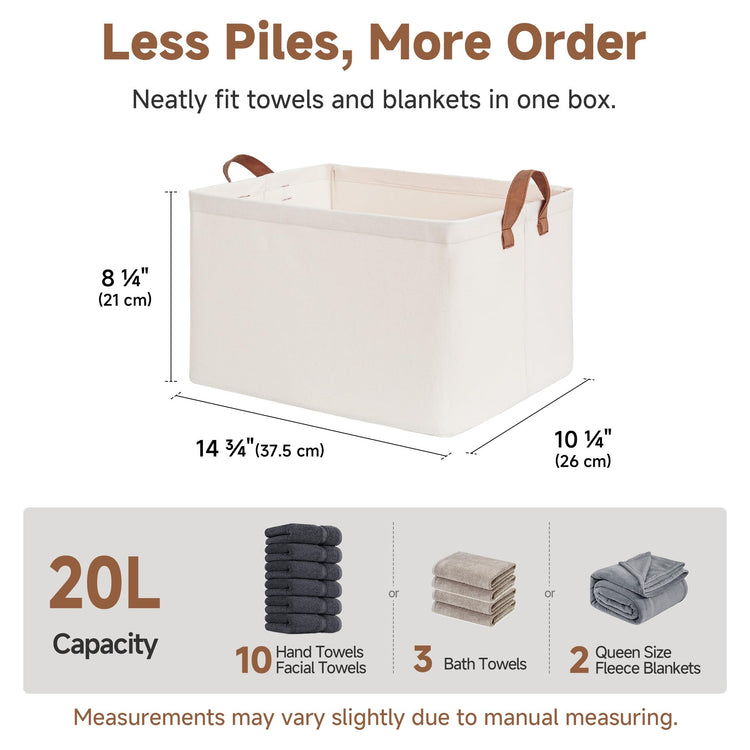 Fabric Storage Bins (2 Count)