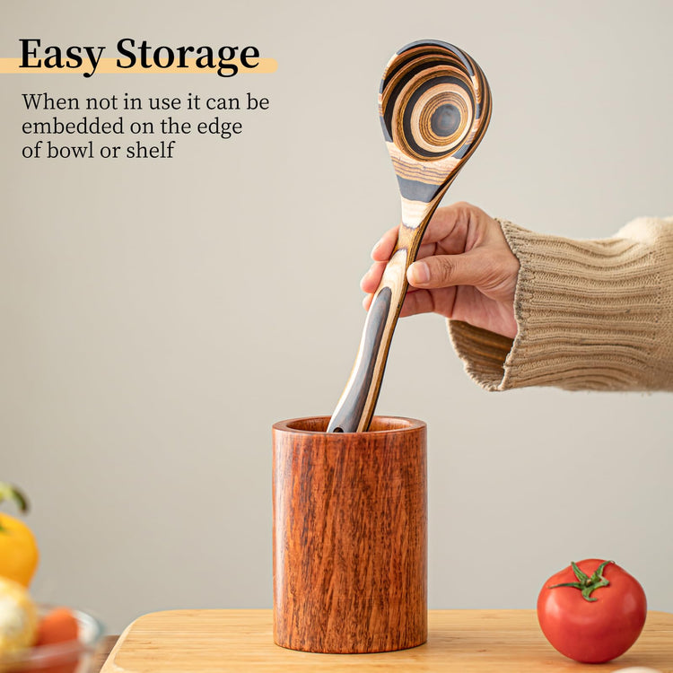 Pakkawood Deep Soup Ladles