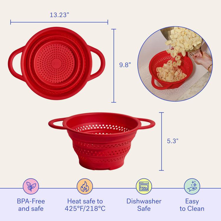 Collapsible Colander for Kitchen