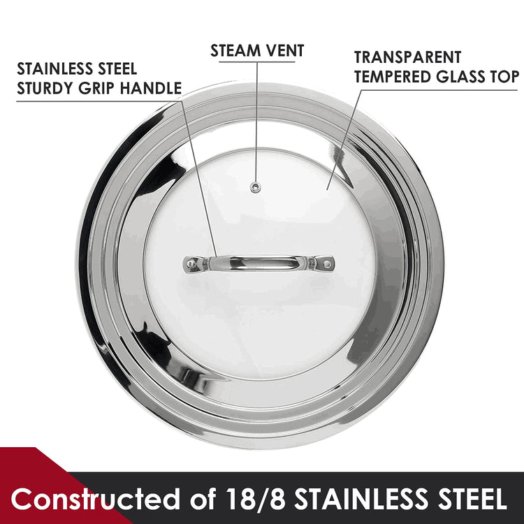 Stainless Steel Universal Lid for Pots