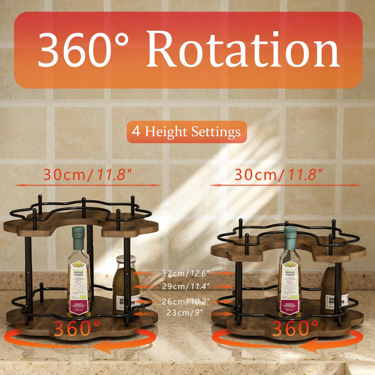 2 Tier Lazy Susan Organizer