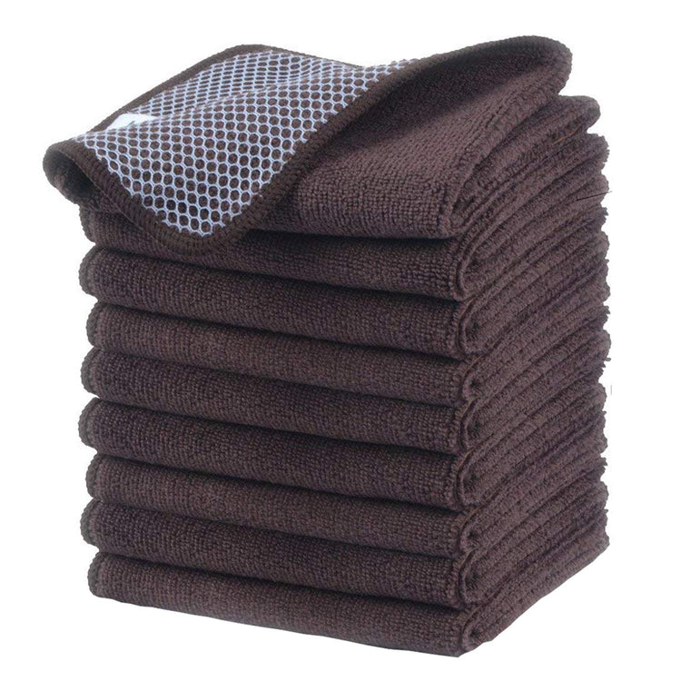 Dish Cloths for Washing Dishes with Scrub Side (9 Count)