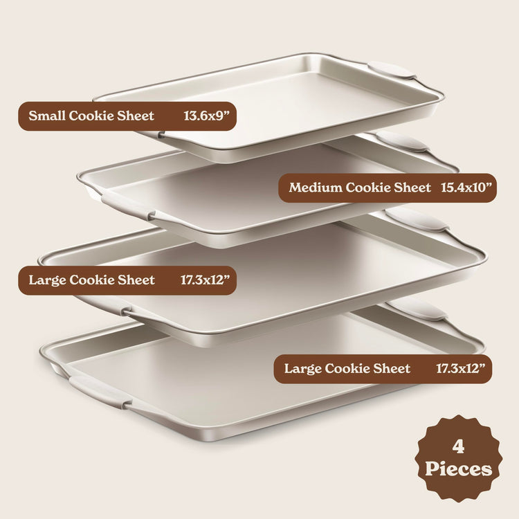 Nonstick Stackable Bakeware Set