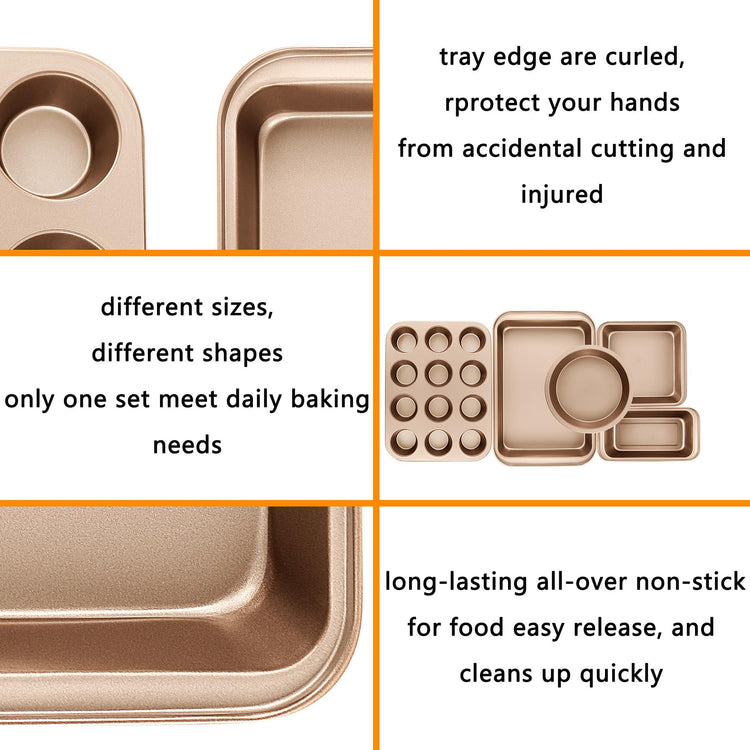 Nonstick Baking Pans Set